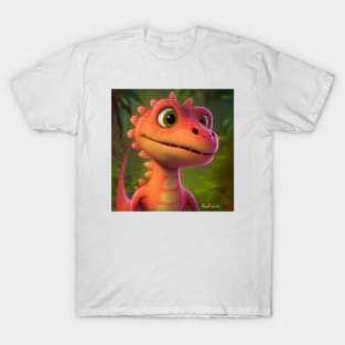 Baby Dinosaur Dino Bambino - Aiden T-Shirt